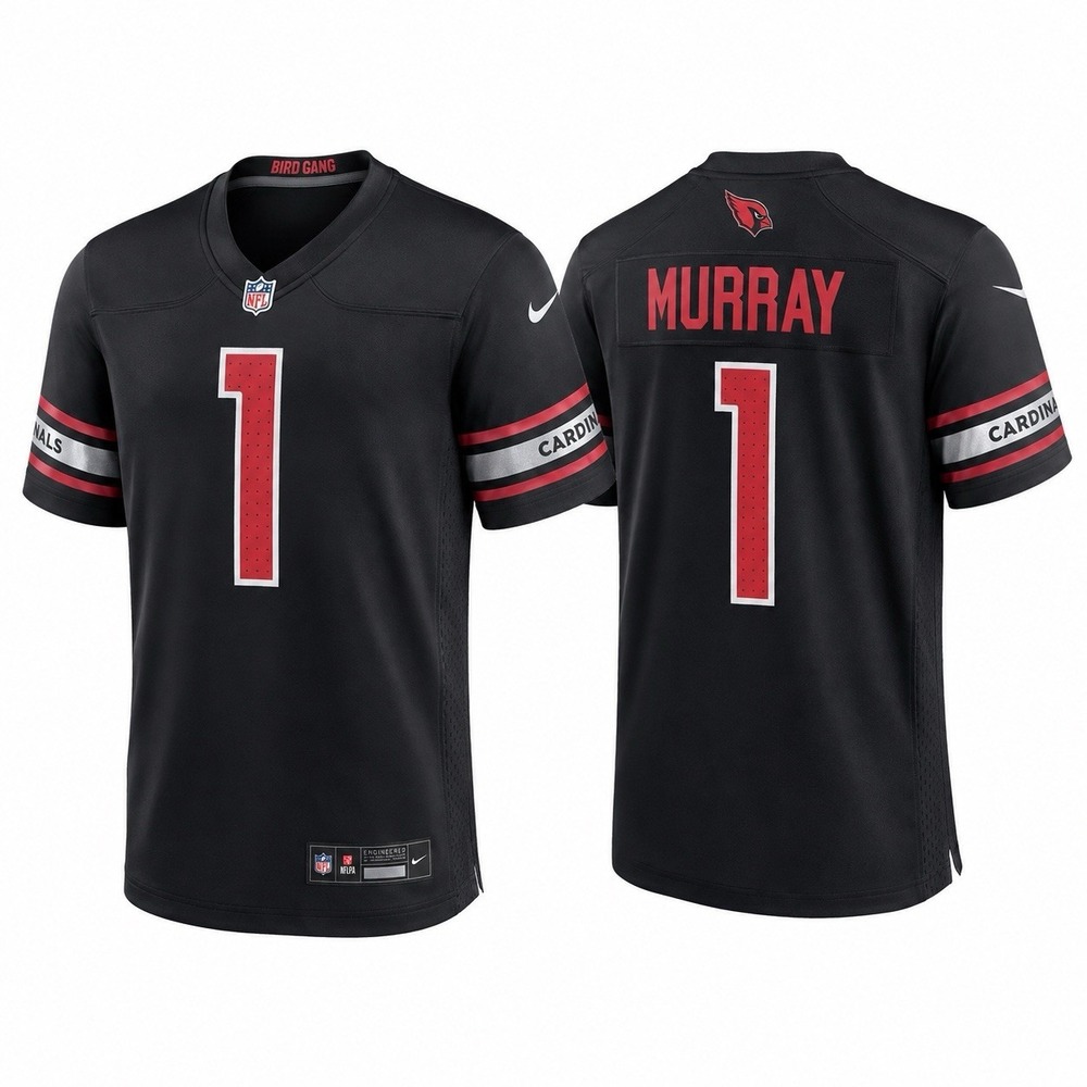 Nike Kyler Murray Arizona Cardinals #1 Men’s Large Black Alternate Jersey NEW